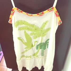 SHOW muchacha vintage embroidered tank top